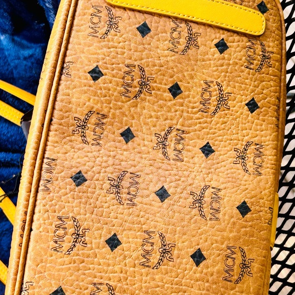 💼⭐HP⭐MCM Cognac/Mango Liz Shopper - Picture 5 of 8